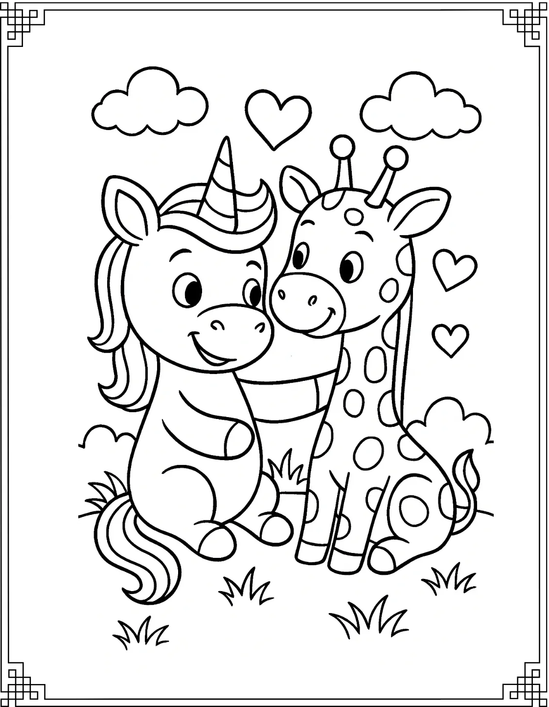 Unicorn and Giraffe