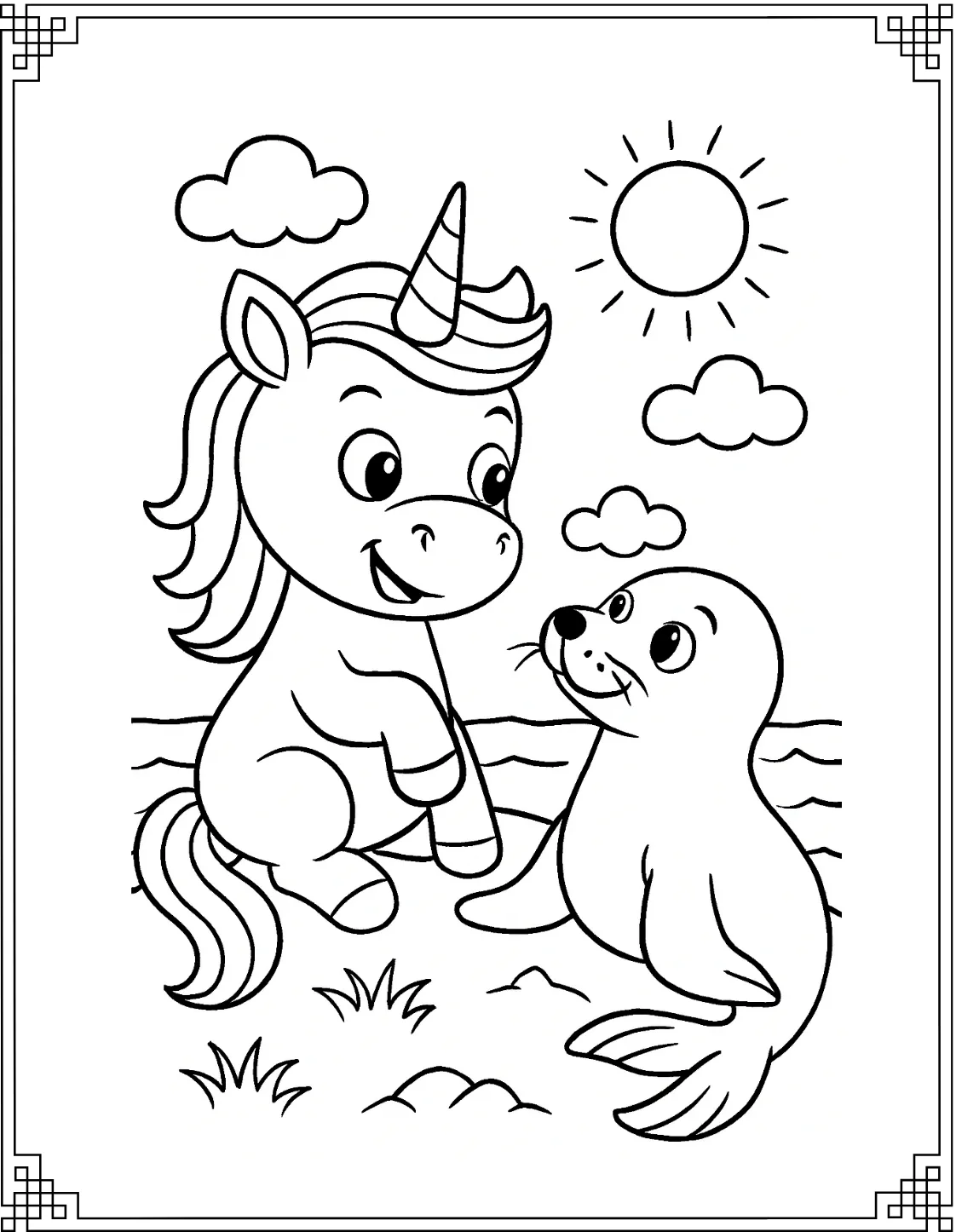 Unicorn and Seal