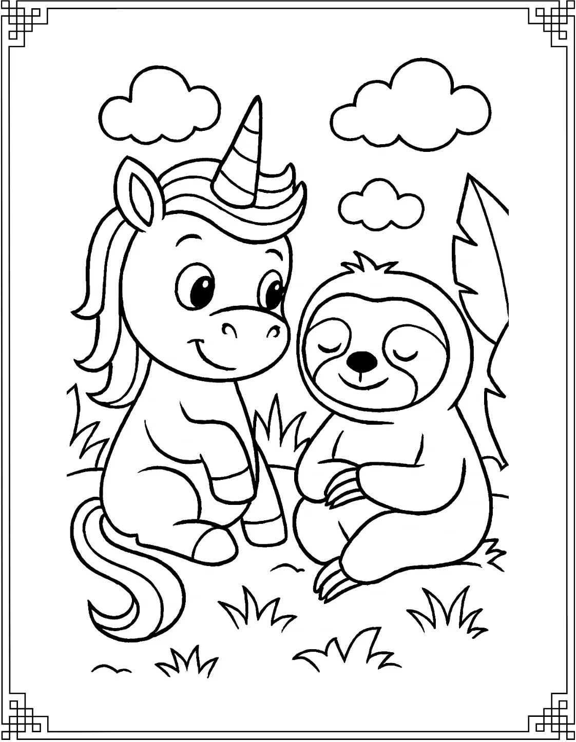 Unicorn and Sloth