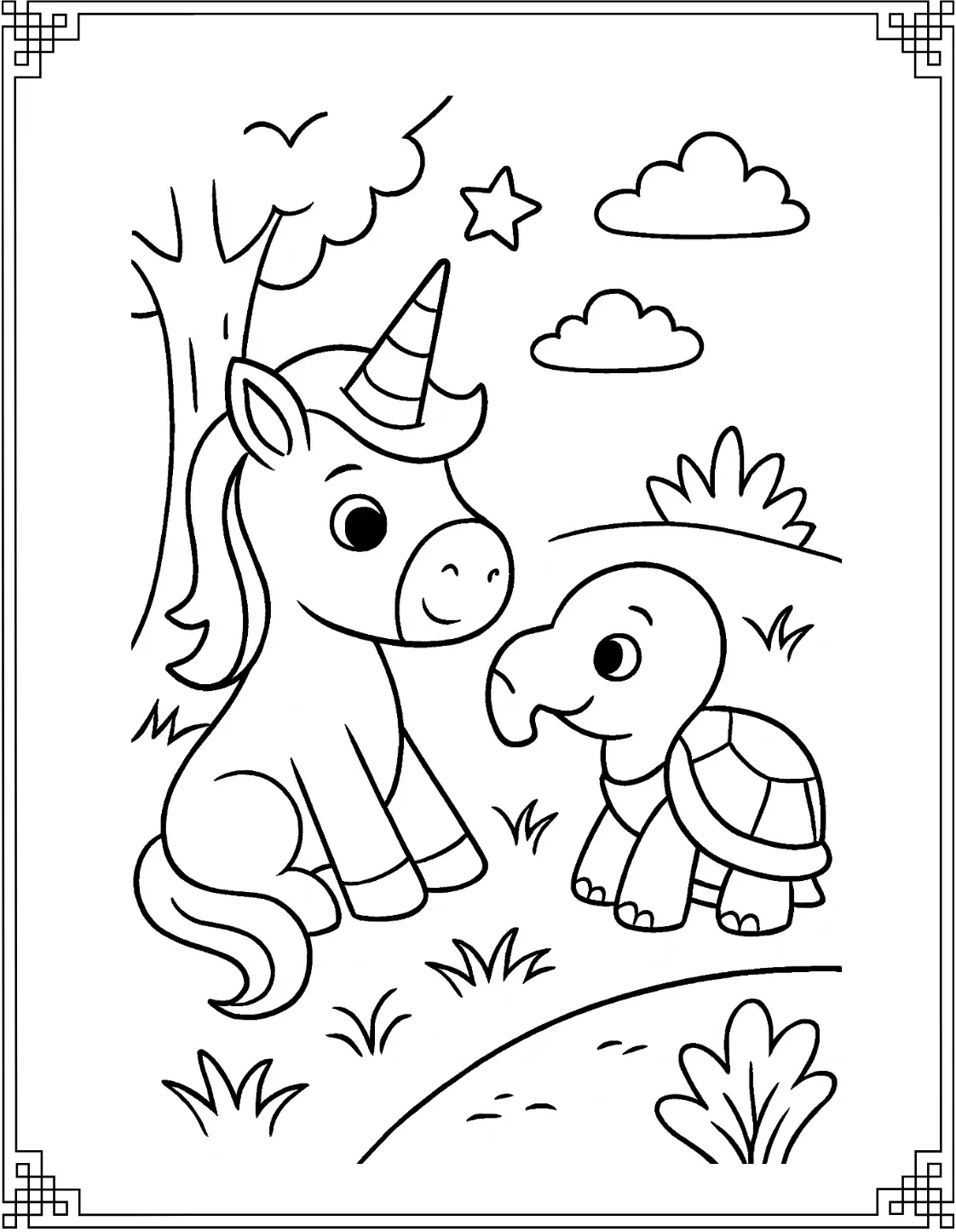 Unicorn and Tortoise