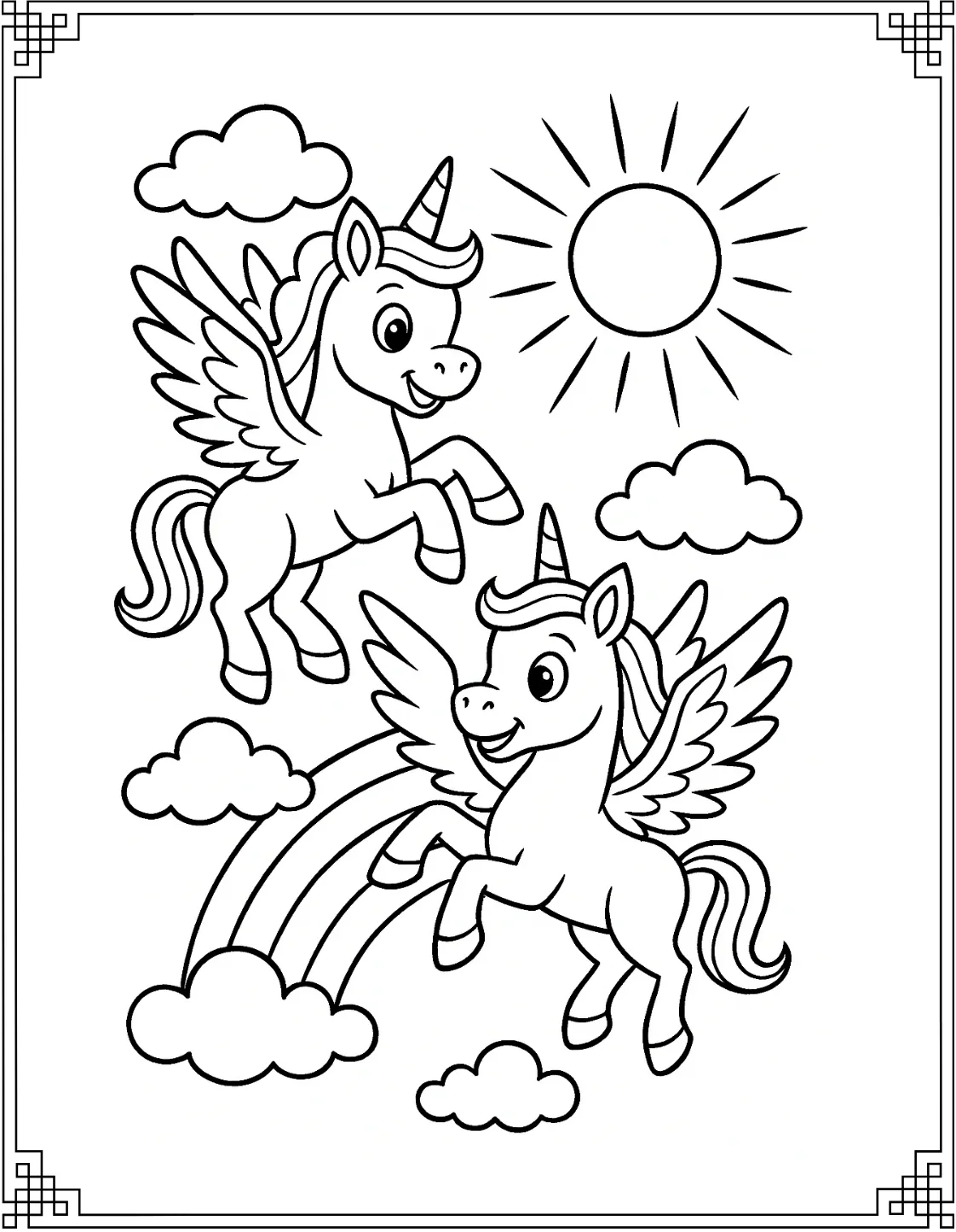 Unicorns Toward the Sun