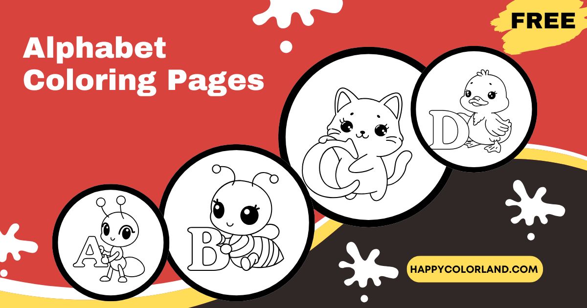 Alphabet Coloring Pages