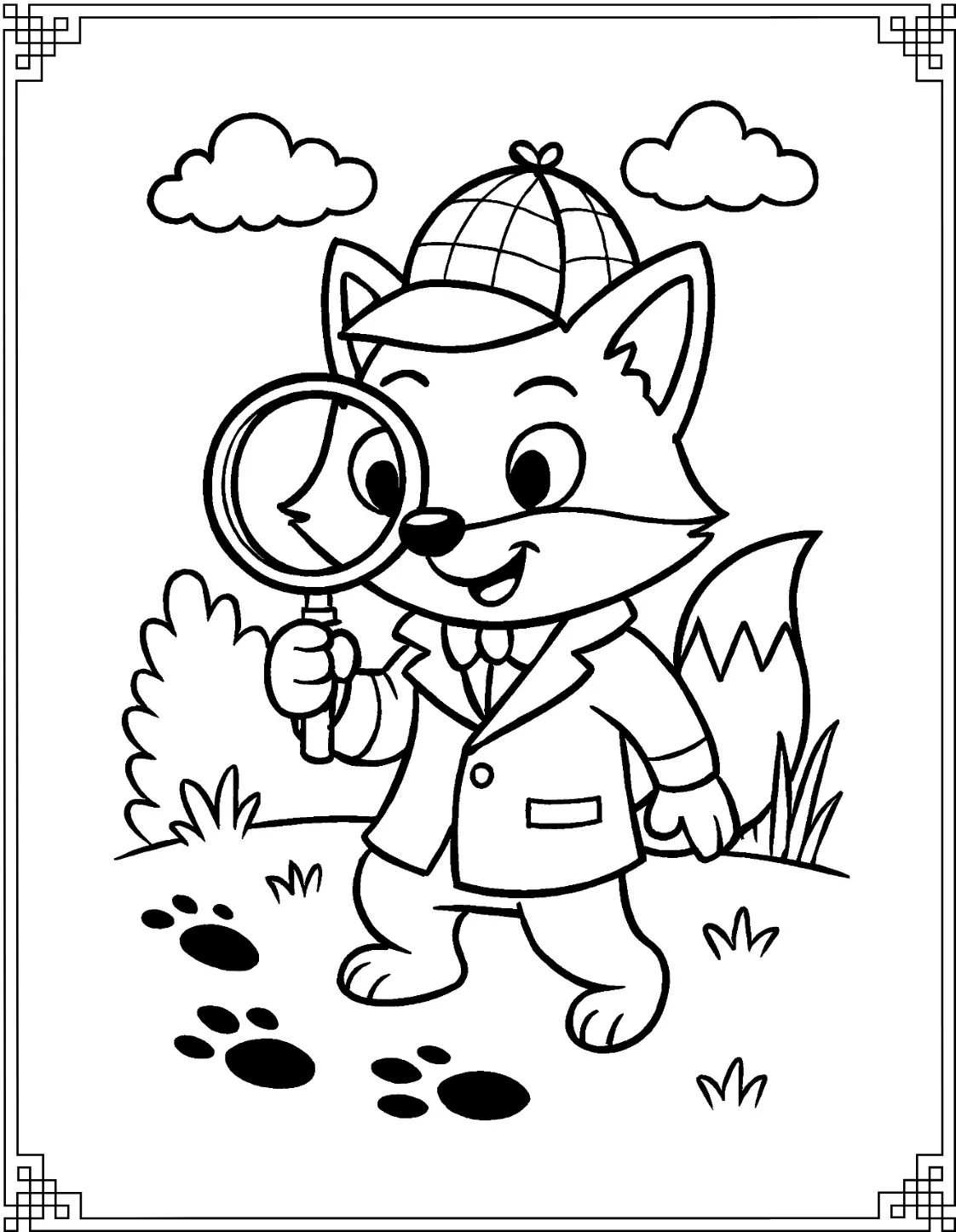 Clever Detective Fox