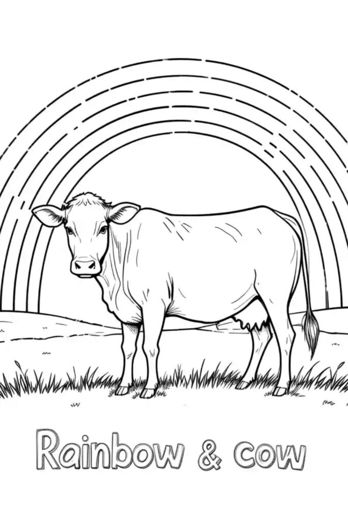 Cow Coloring Pages (12)