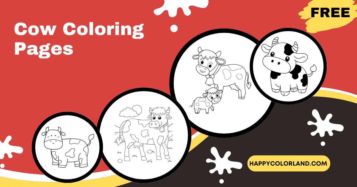 Cow Coloring Pages