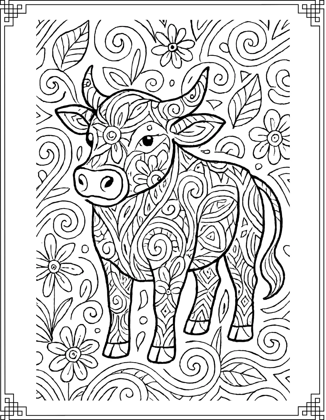 Creative Shapes Cow 