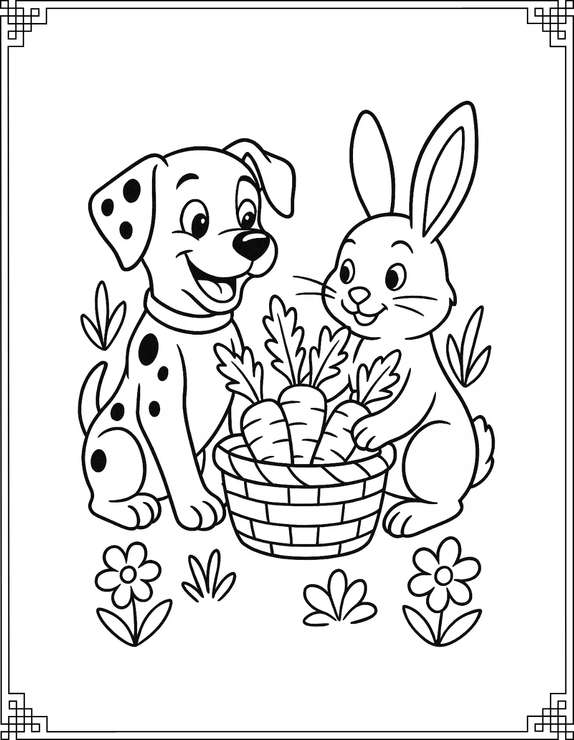 Bunny and Dalmatian