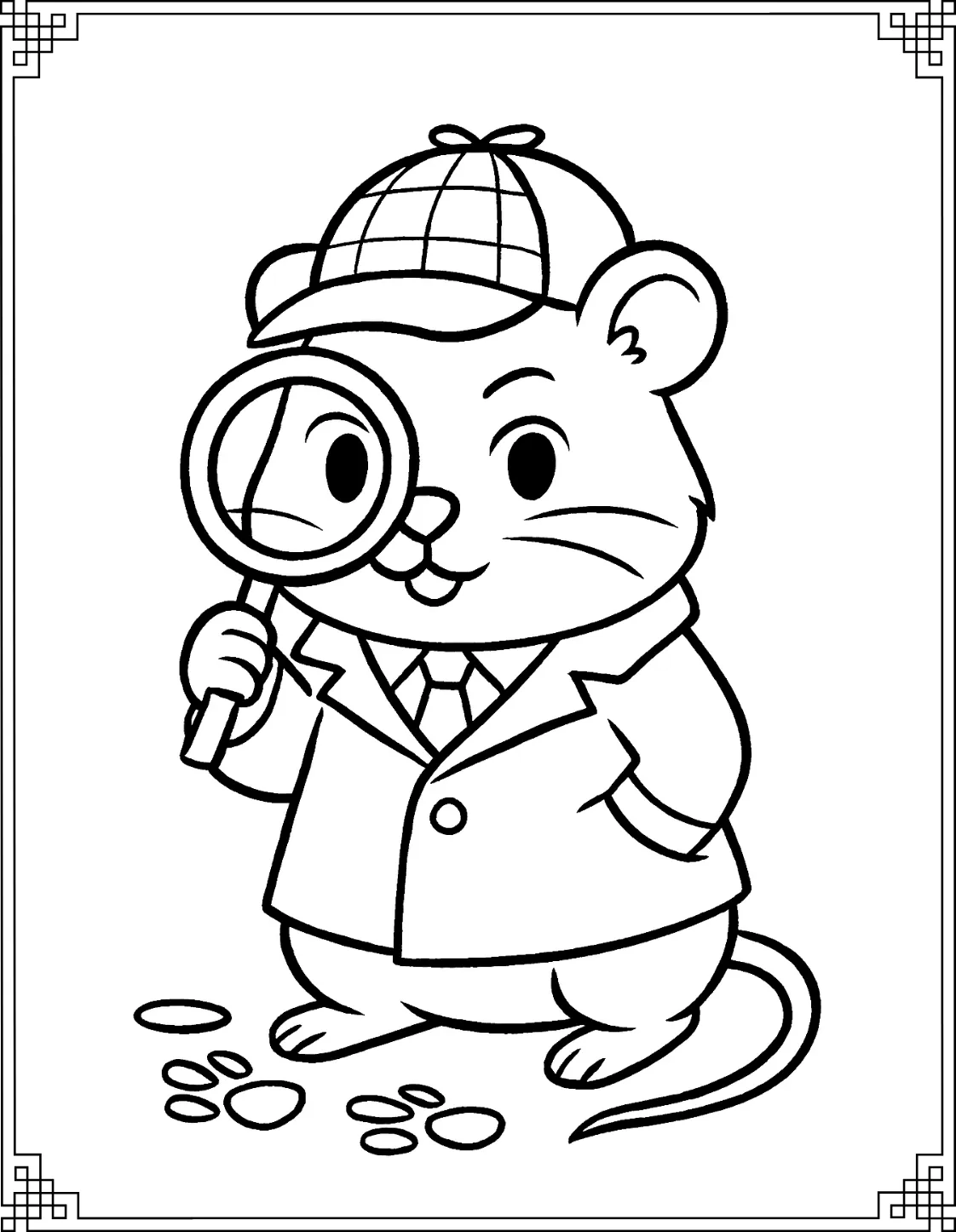 Detective Mystery Hamster