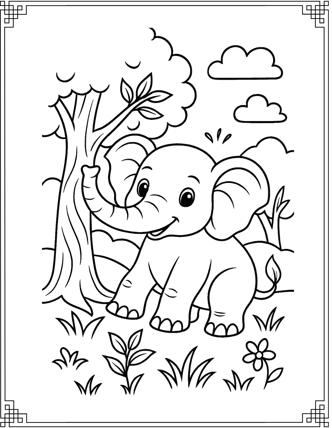 Elephant Helping the Forest

