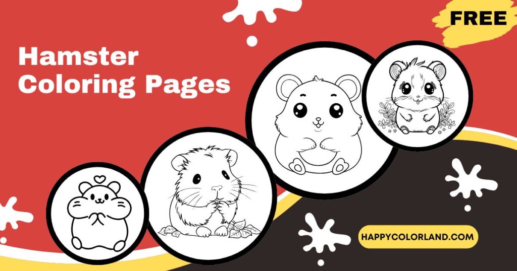 Hamster Coloring Pages