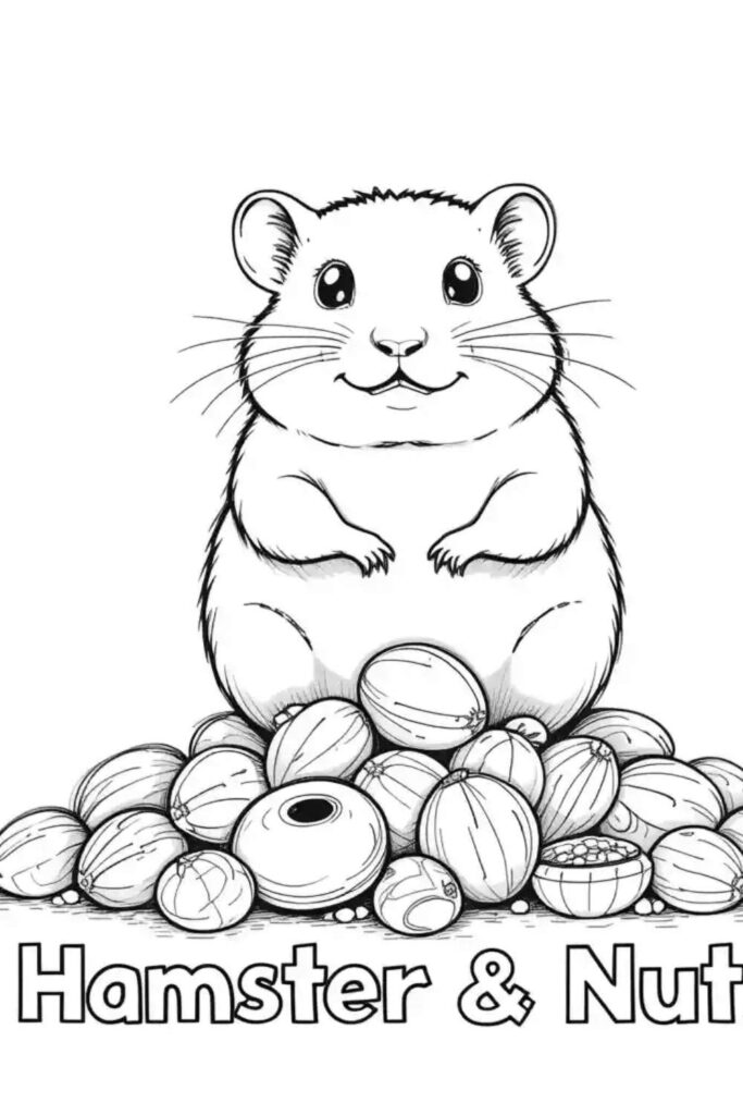 Hamster Coloring Pages