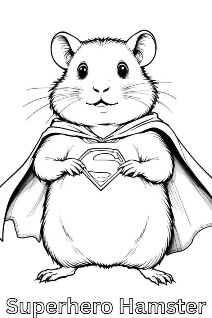 Hamster Coloring Pages