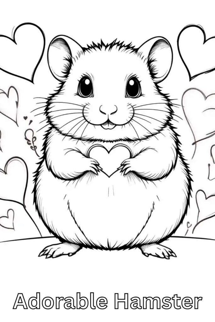 Hamster Coloring Pages