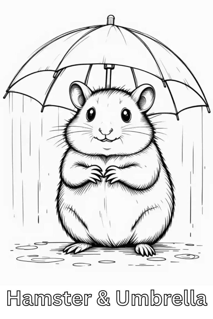 Hamster Coloring Pages