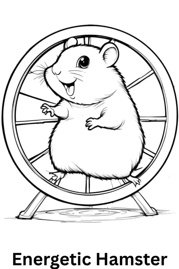 Hamster Coloring Pages