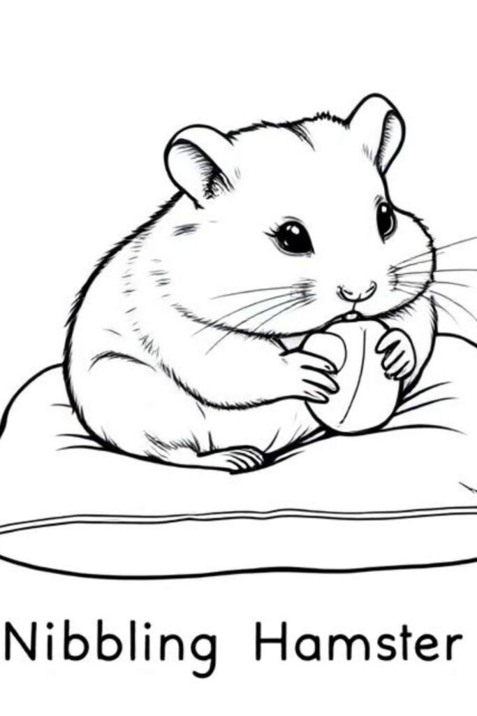 Hamster Coloring Pages