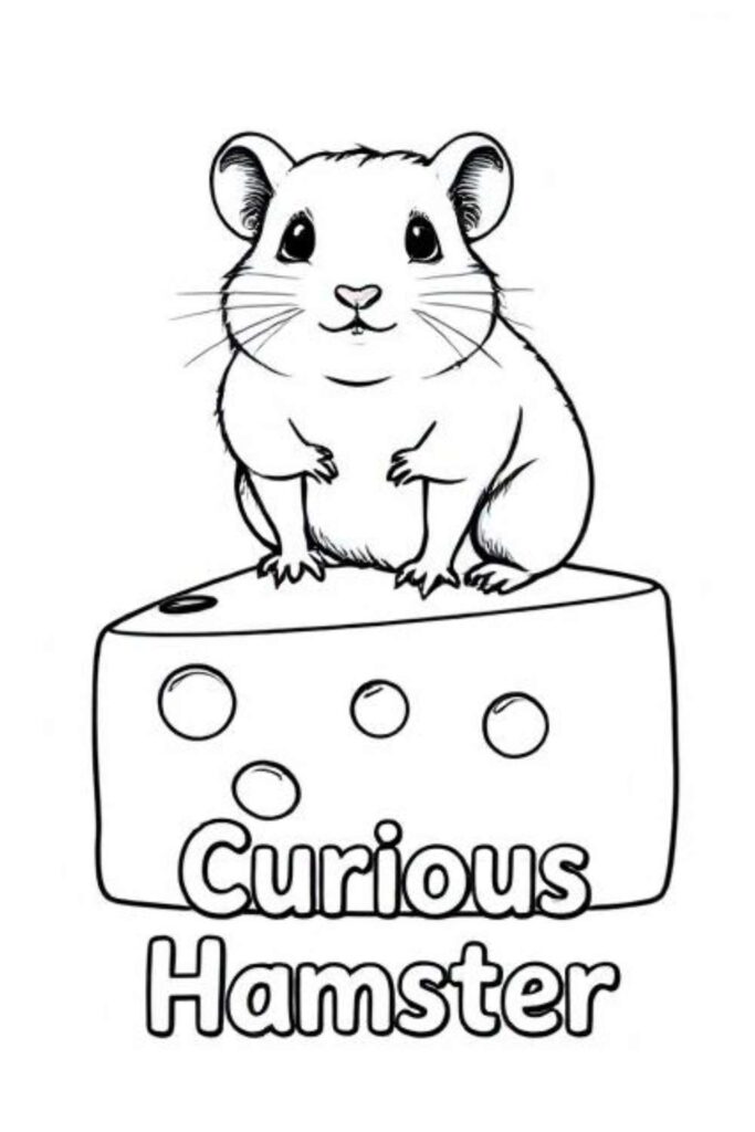 Hamster Coloring Pages
