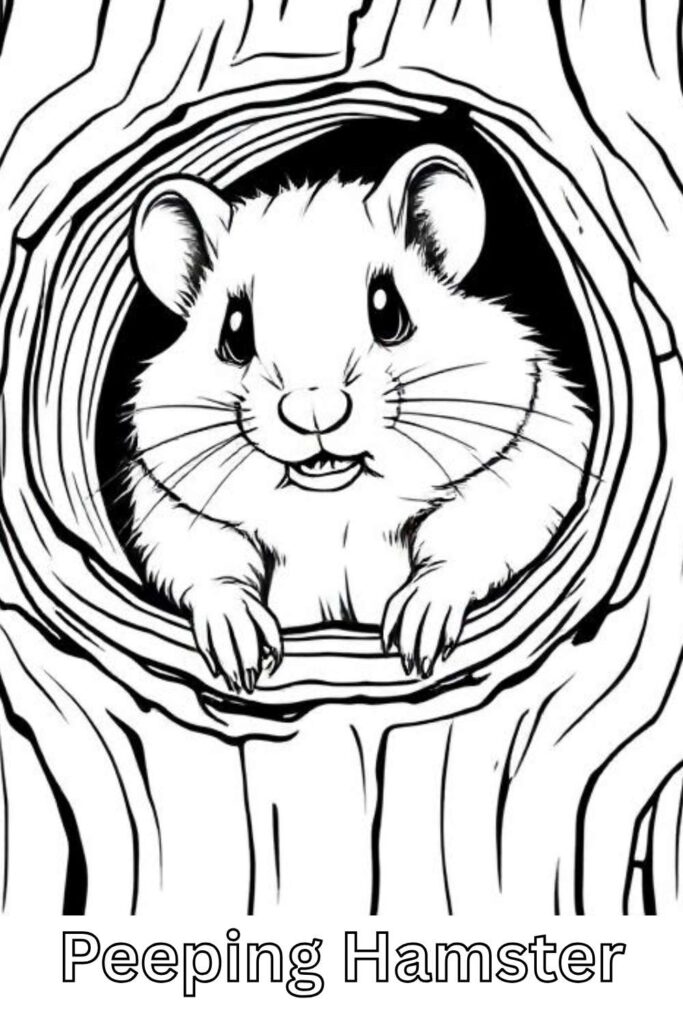 Hamster Coloring Pages