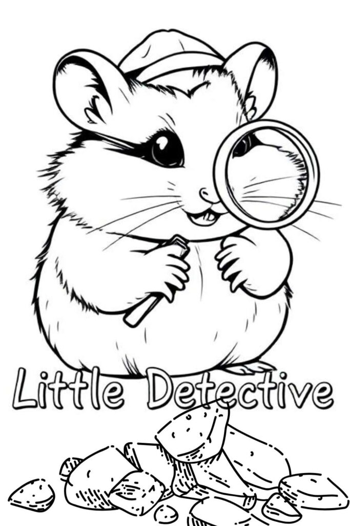 Hamster Coloring Pages