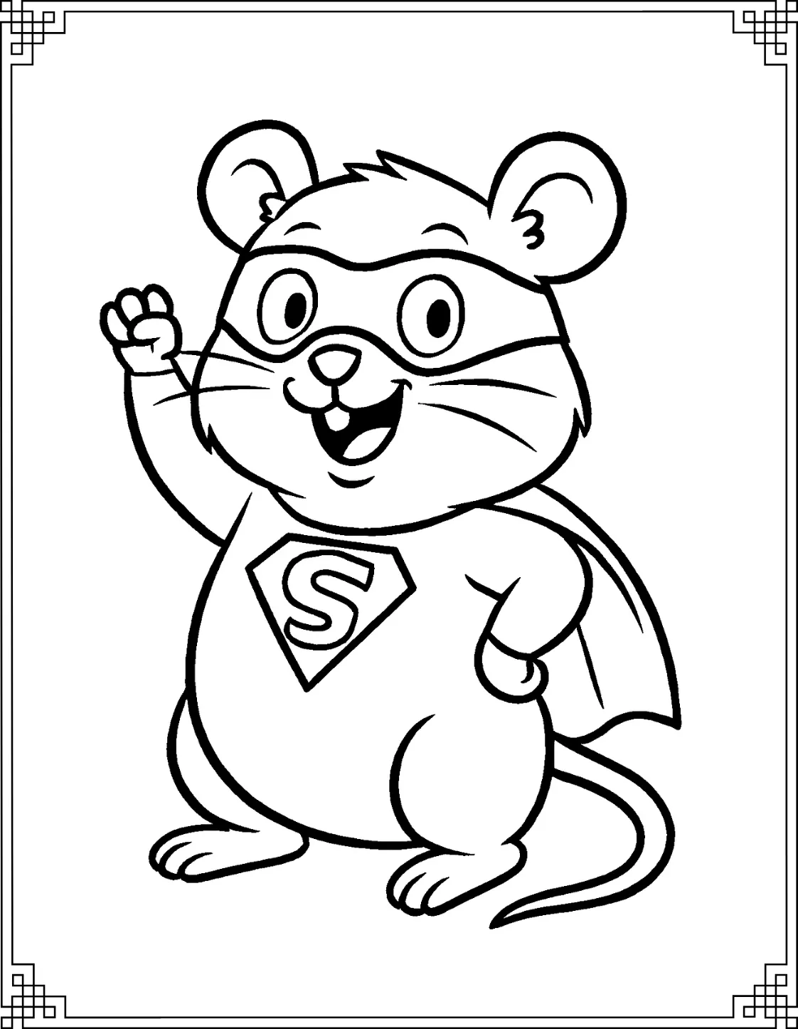 Hamster Party Superhero