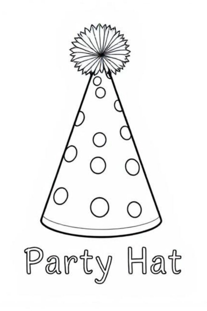 Happy Birthday Coloring Page