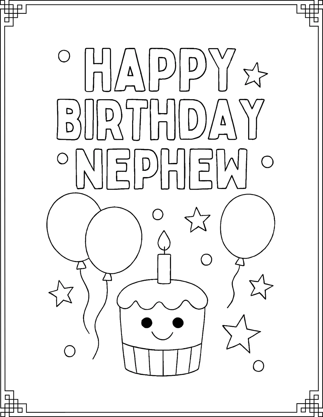 Nephew Fun Coloring Pages