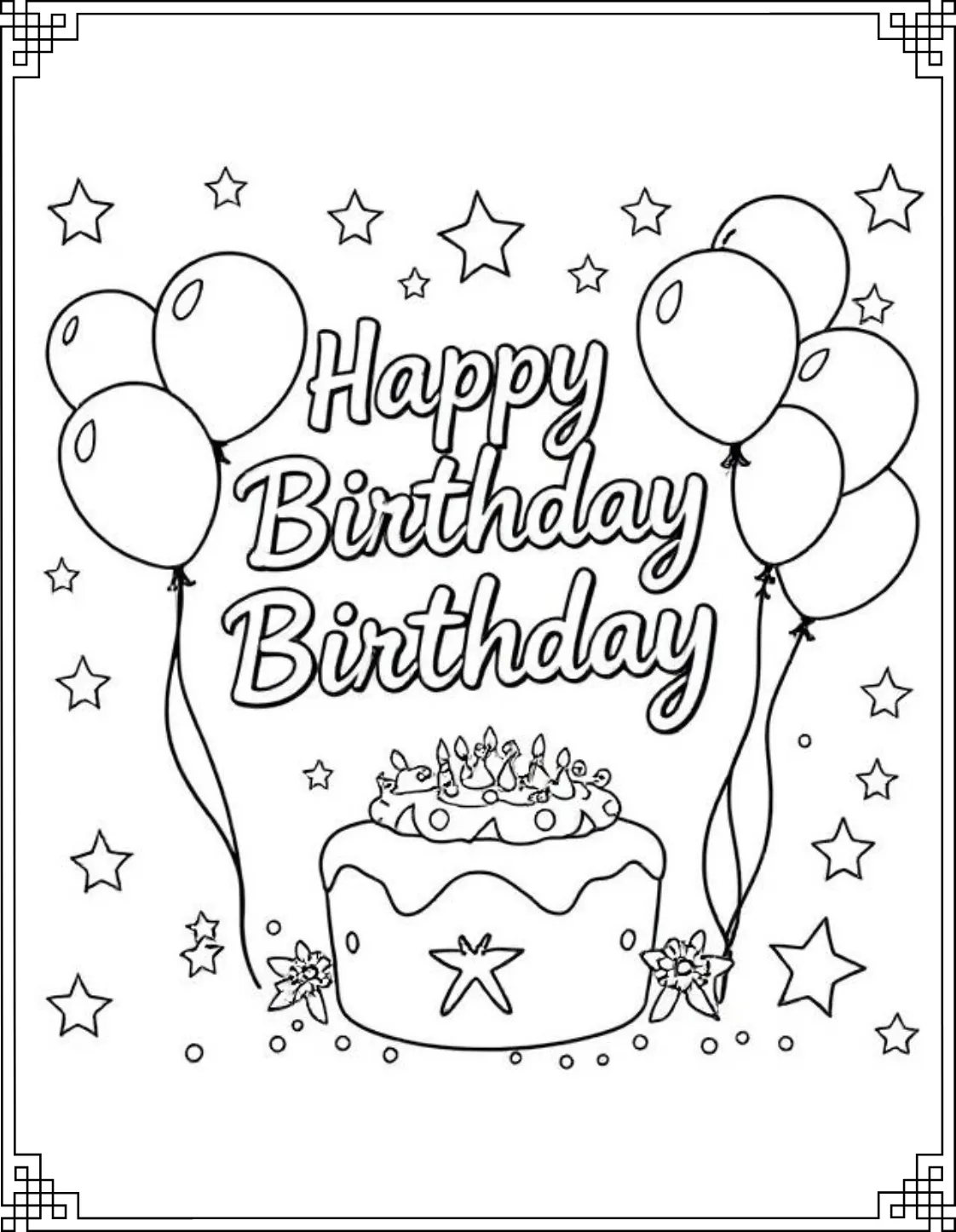 Older Sister Card Coloring Pages