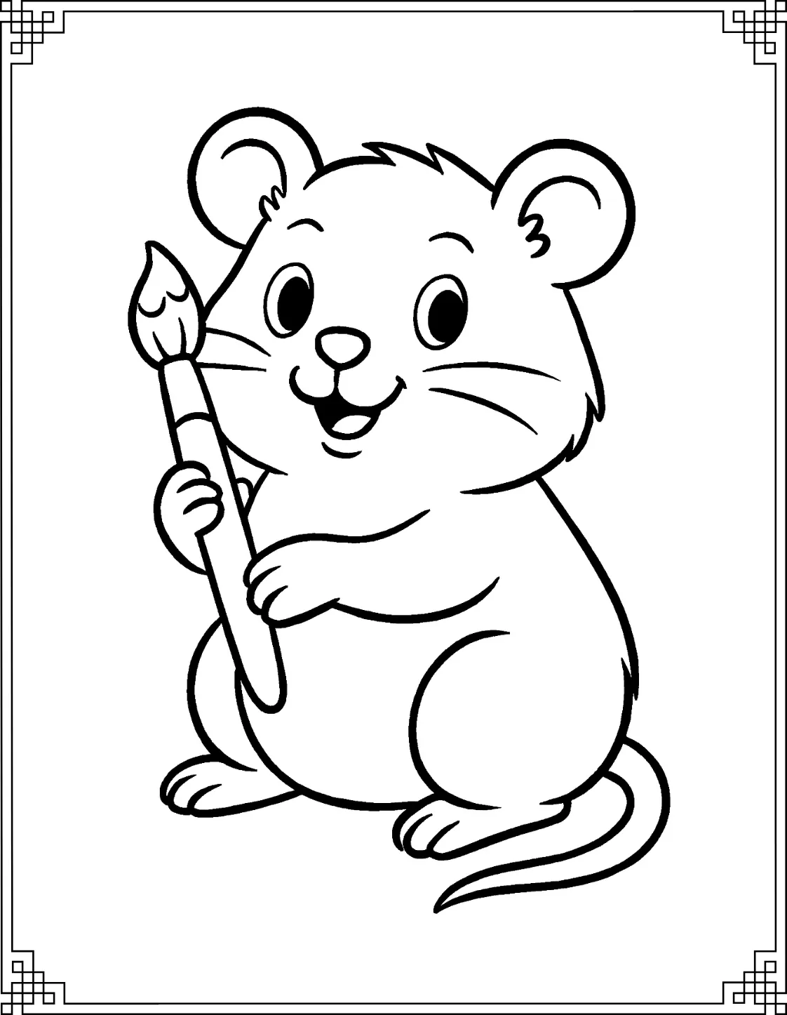 Painting A Hamster Artist