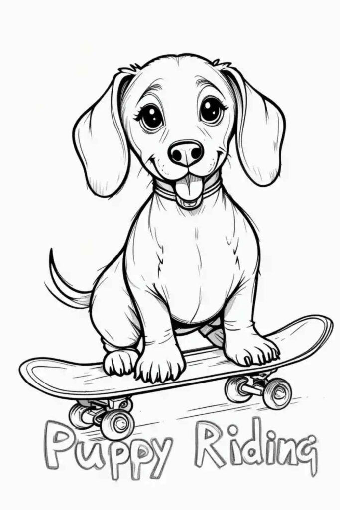 Puppy Coloring Pages
