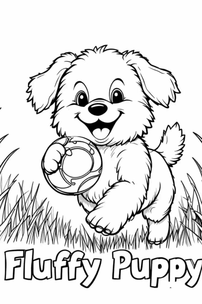 Puppy Coloring Pages 
