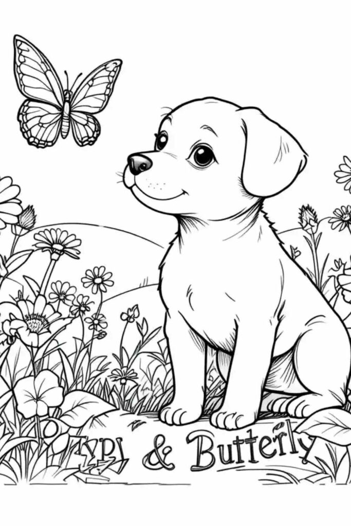 Puppy Coloring Pages