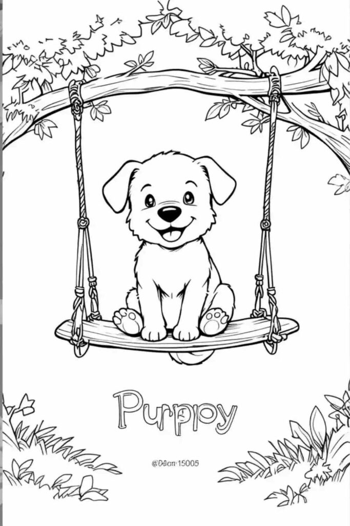 Puppy Coloring Pages