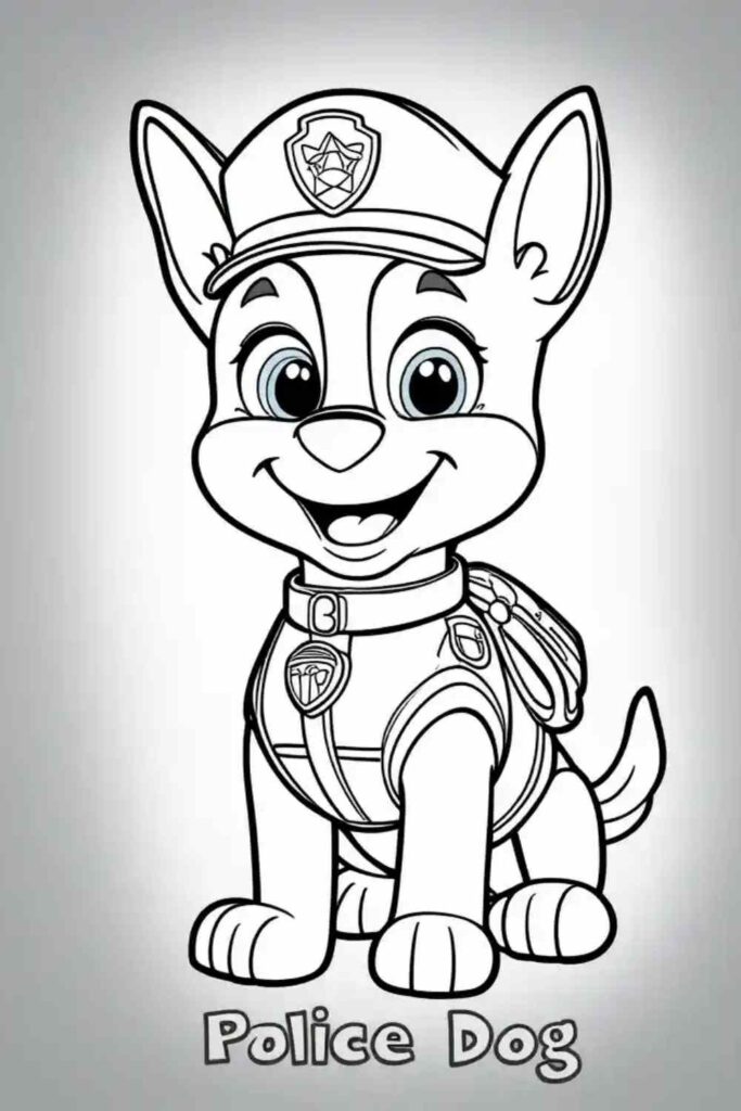 Puppy Coloring Pages 