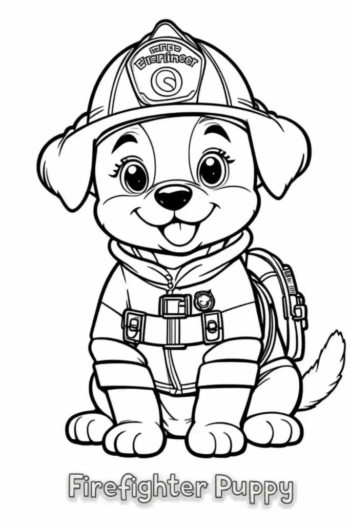 Puppy Coloring Pages