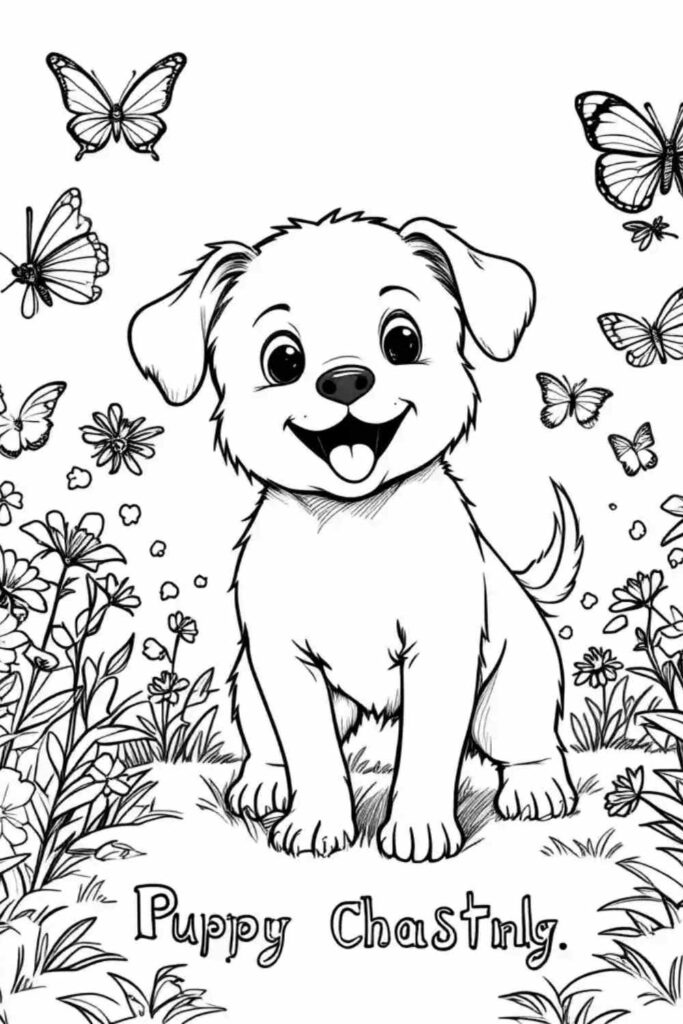Puppy Coloring Pages