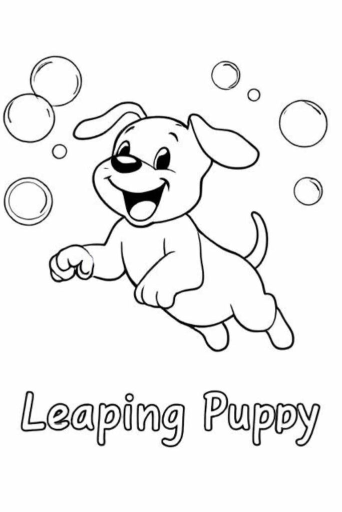 Puppy Coloring Pages 