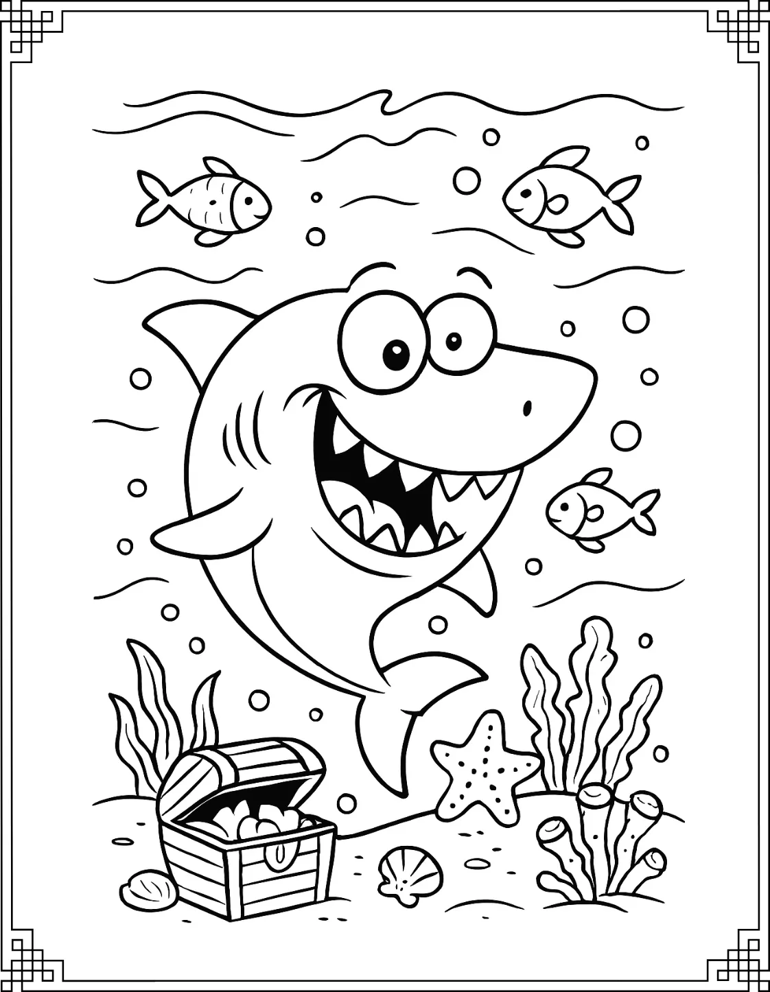 Silly Cartoon Shark