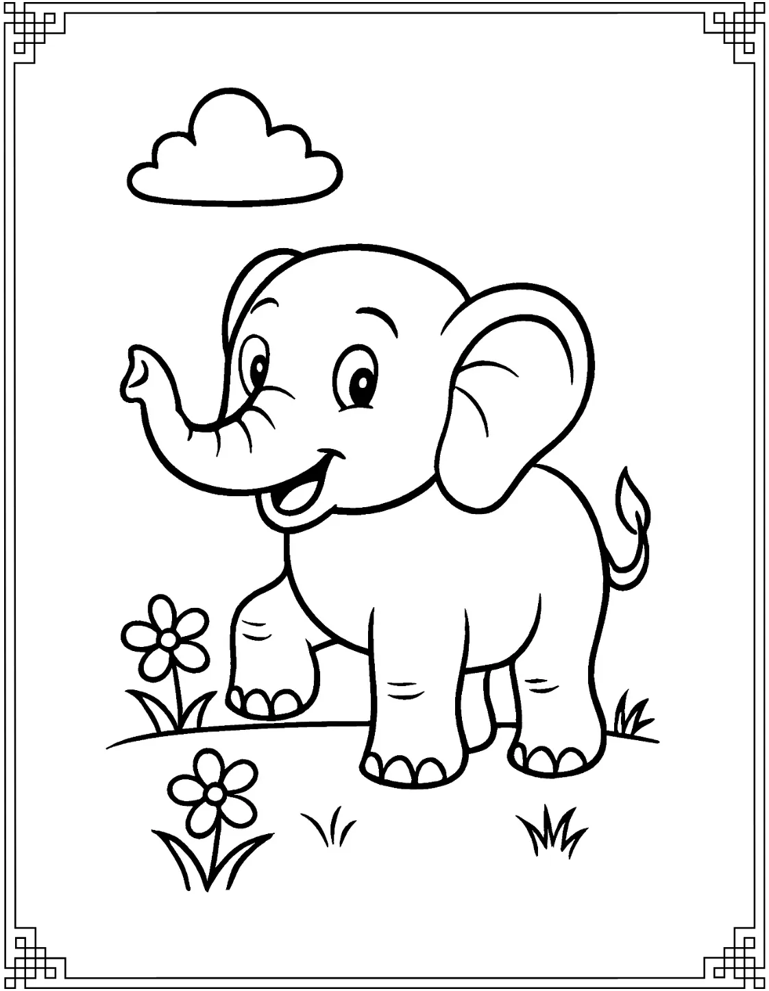 Simple Elephant Design
