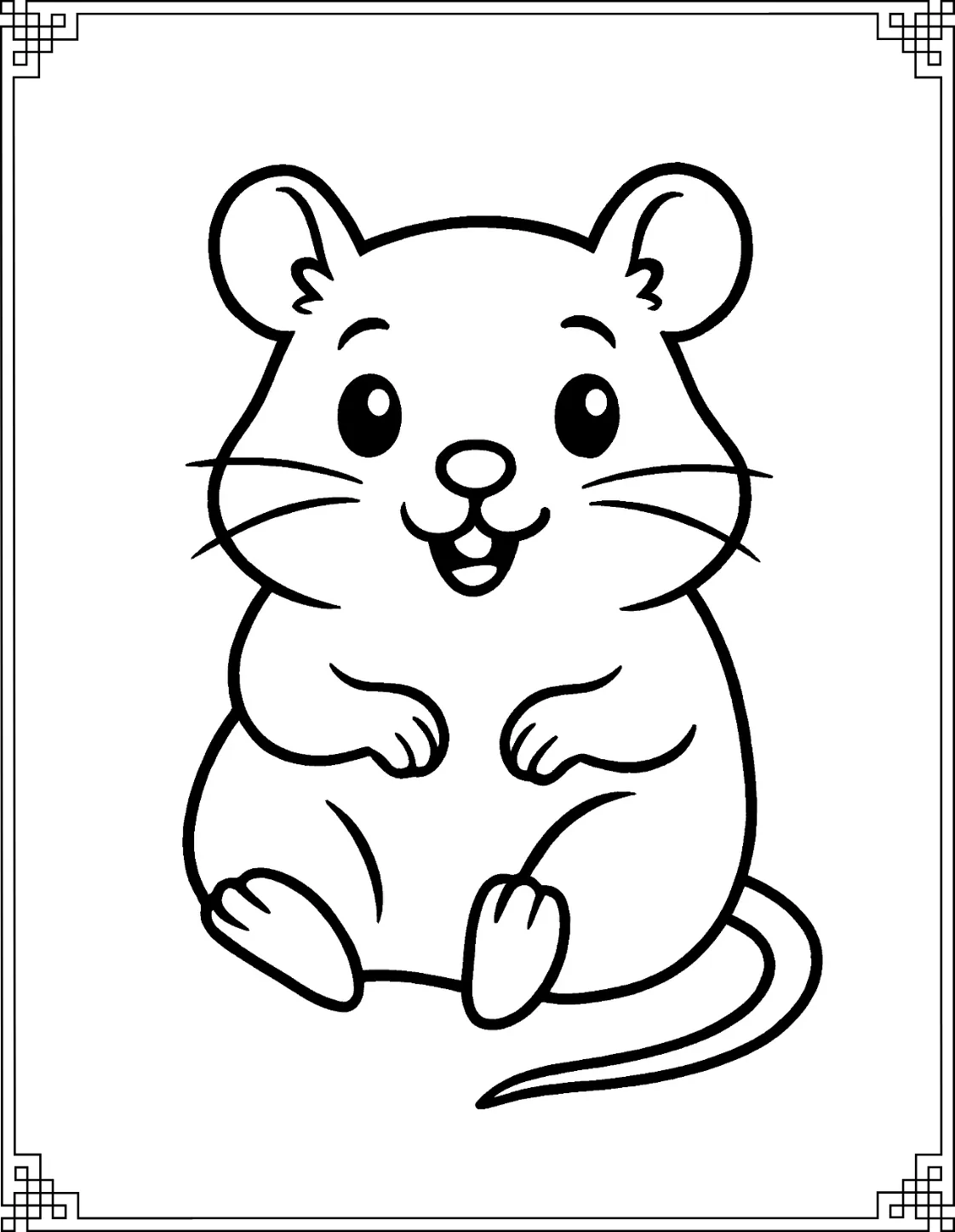 Simple Golden Hamster