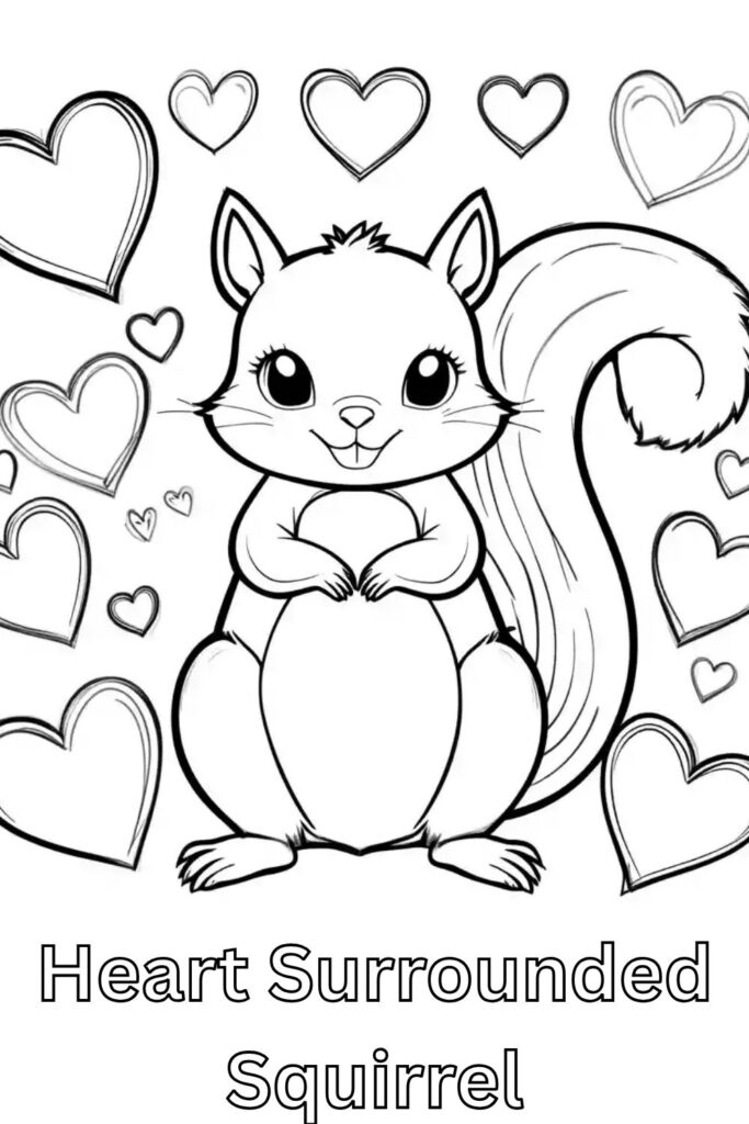 Squirrel Coloring Pages
