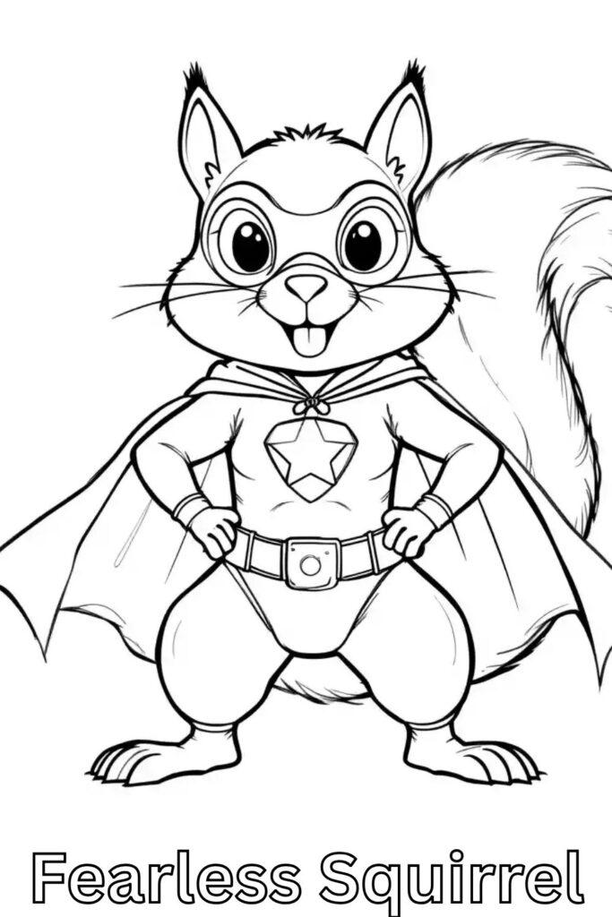 Squirrel Coloring Pages