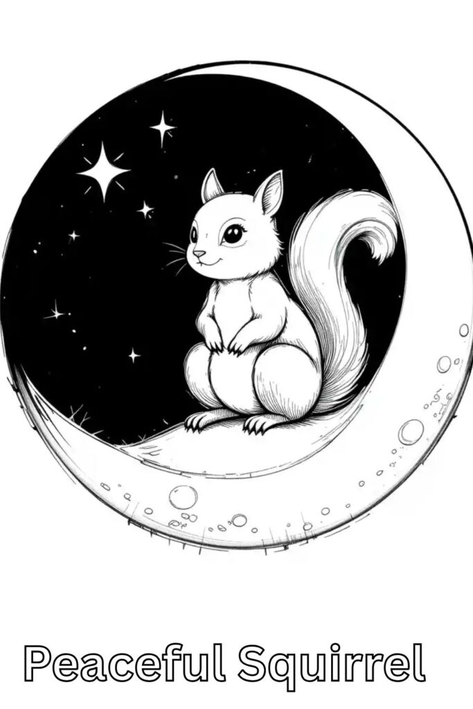 Squirrel Coloring Pages