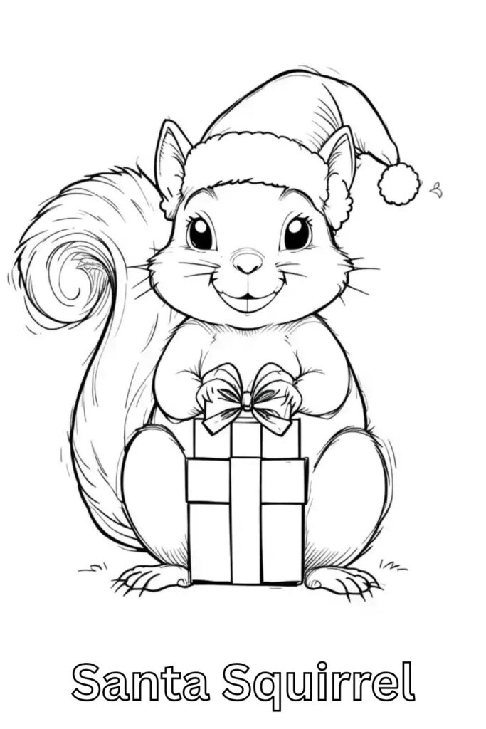 Squirrel Coloring Pages