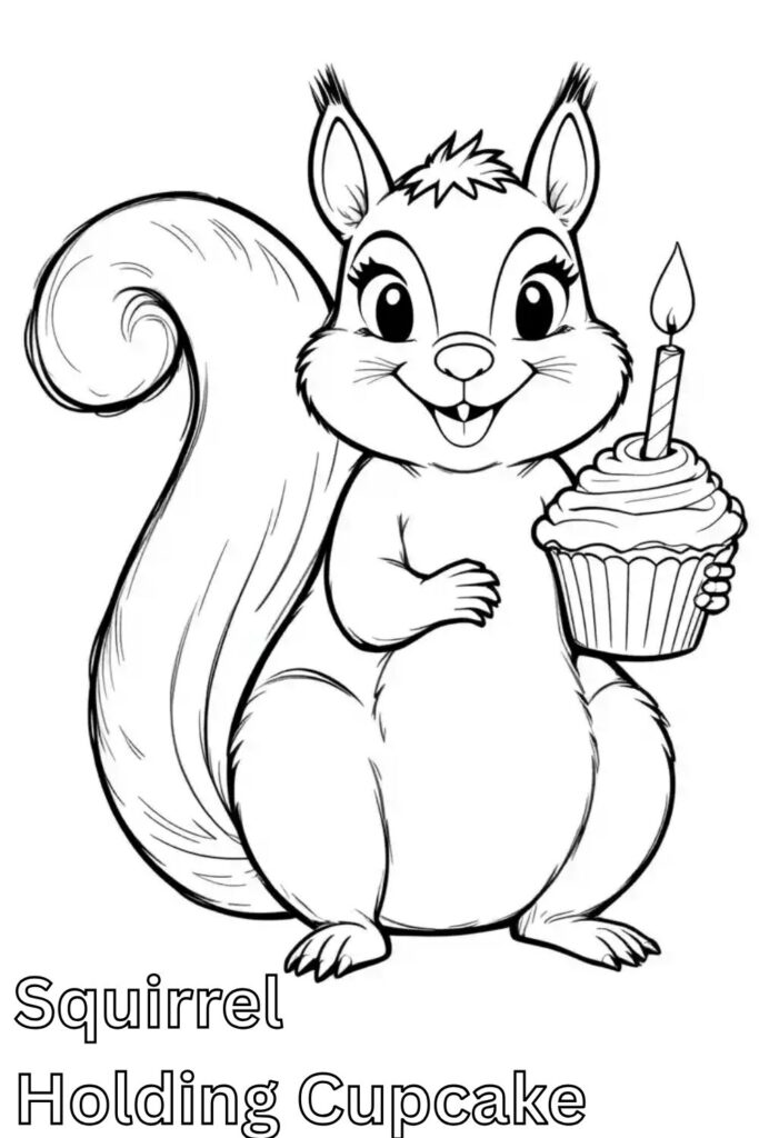 Squirrel Coloring Pages