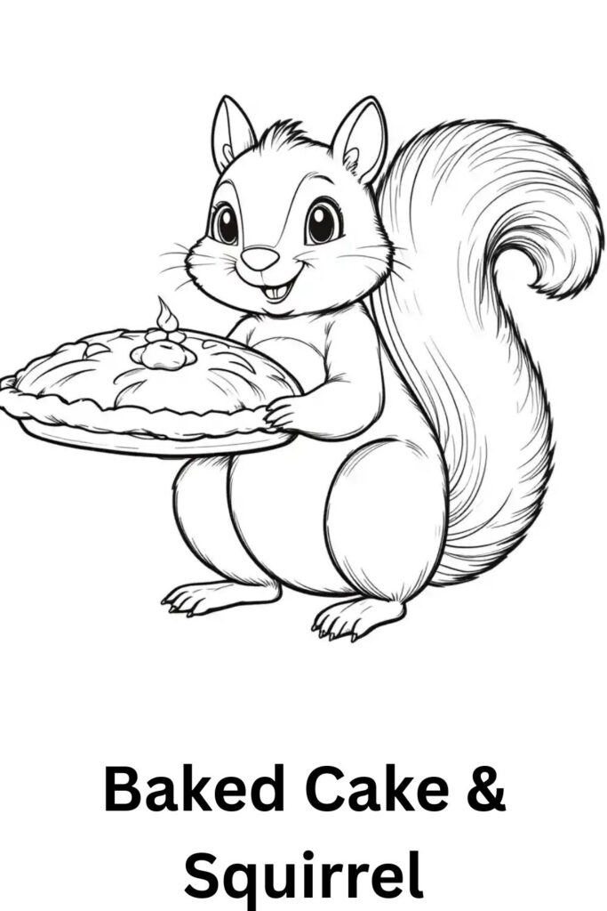 Squirrel Coloring Pages