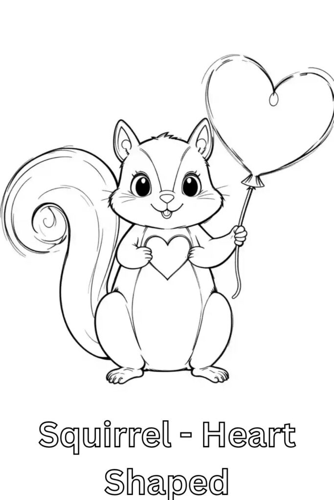 Squirrel Coloring Pages