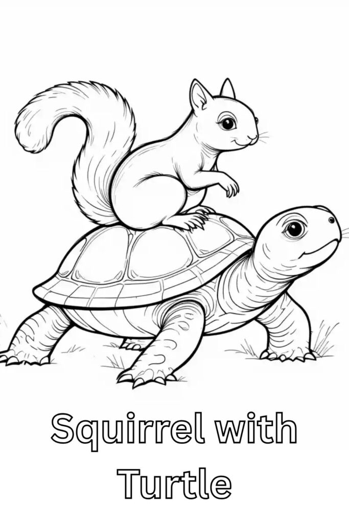 Squirrel Coloring Pages
