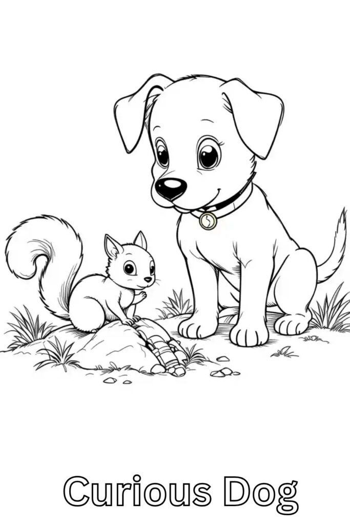 Squirrel Coloring Pages