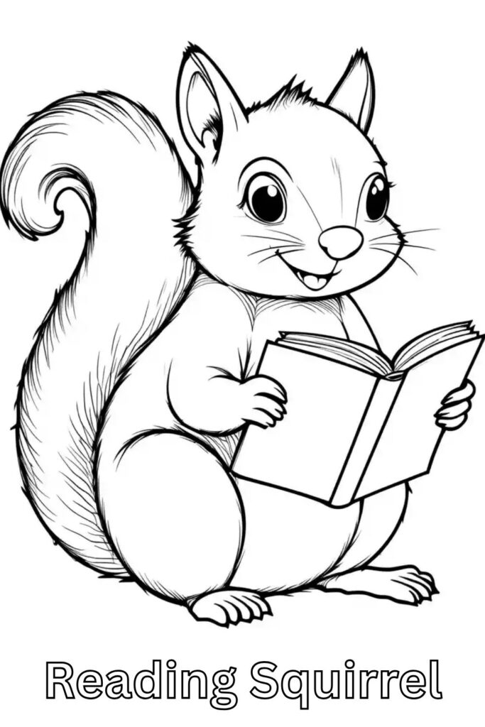 Squirrel Coloring Pages