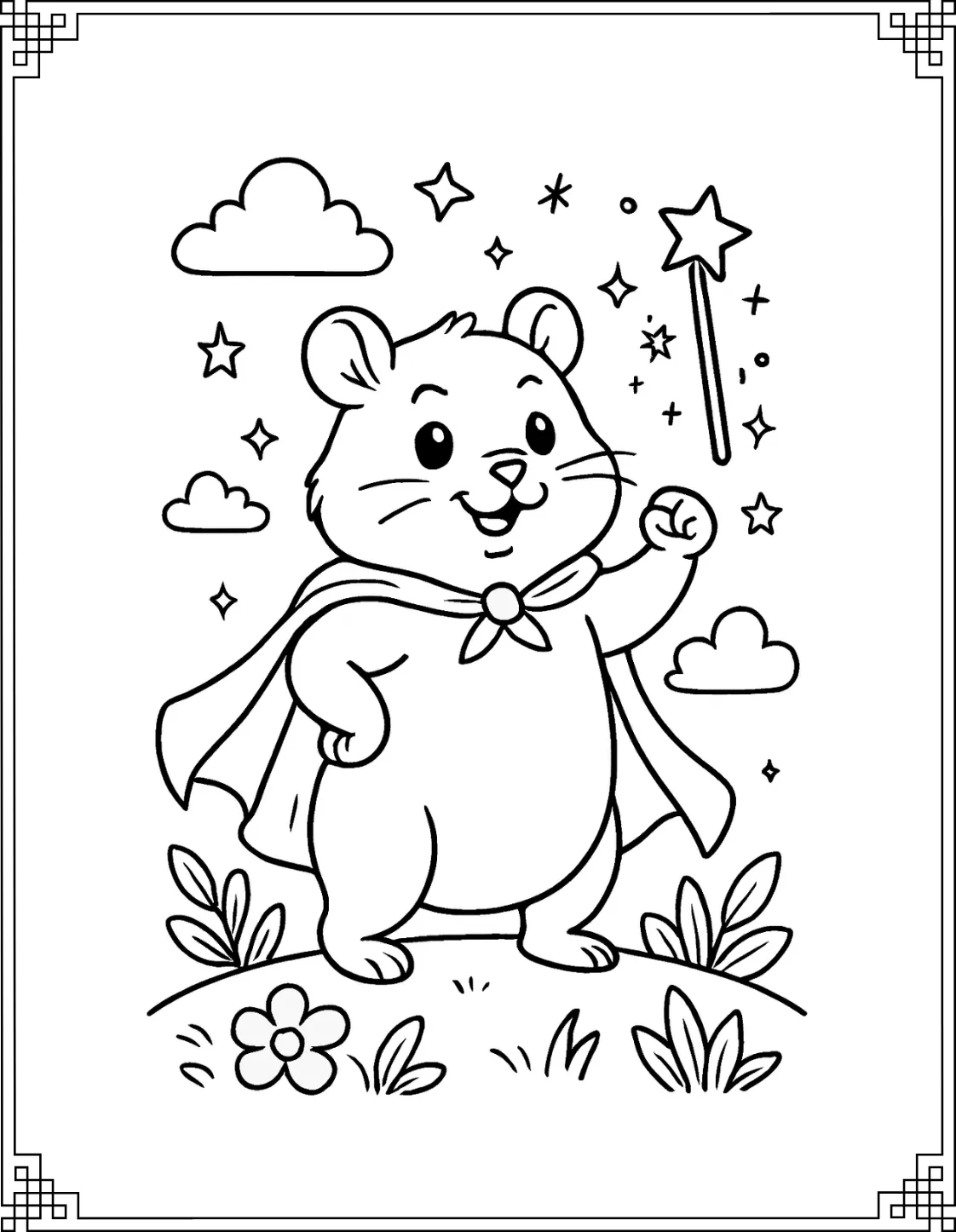 Superhero Cape Hamster